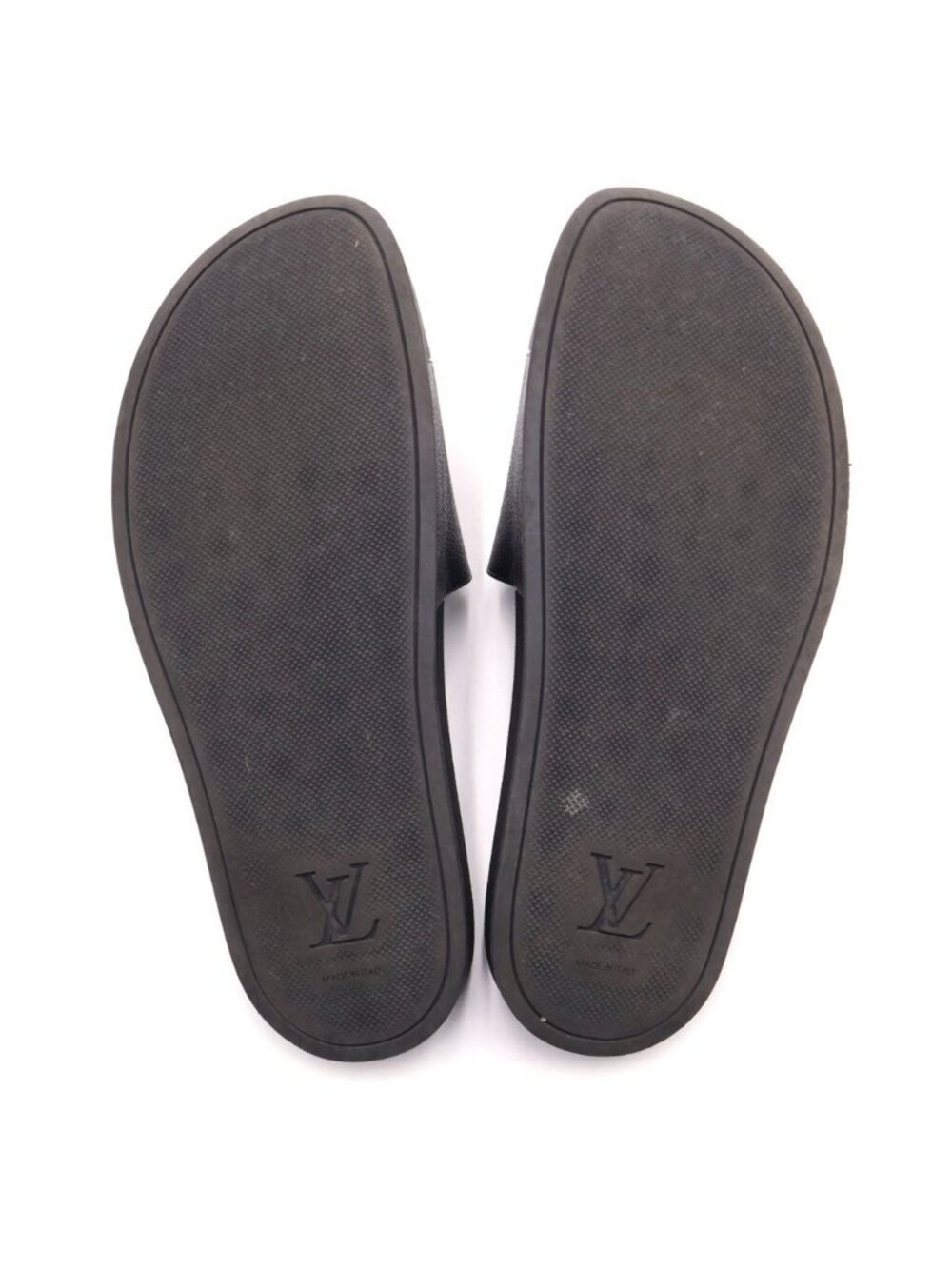Louis Vuitton Monogram Waterfront Sandals Rubber Black VS - Picture 5 of 6